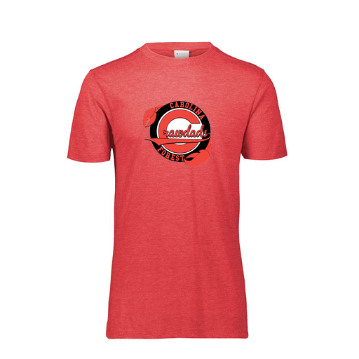 [FTSCUBRD-YS-LOGO1] Youth Ultra-blend T-Shirt (Youth S, Red, Logo 1)