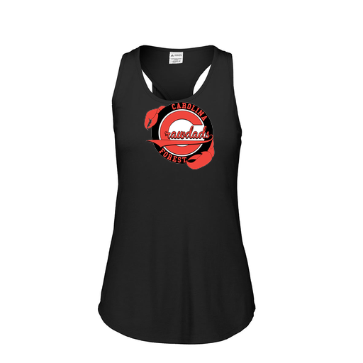 [3078.K94.S-LOGO1] Ladies Tri Blend Tank Top (Female Adult S, Black, Logo 1)