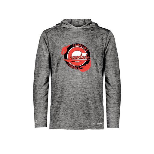[FOLHCGBK-AS-LOGO1] Men's Charge Hoodie (Adult S, Black, Logo 1)