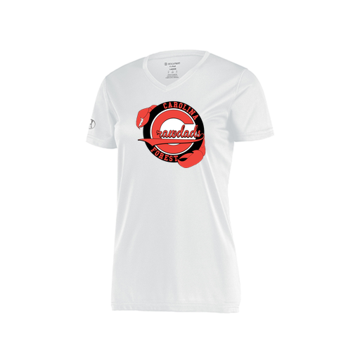 [222820.005.S-LOGO1] Ladies Movement Dri Fit Shirt (Female Adult S, White, Logo 1)